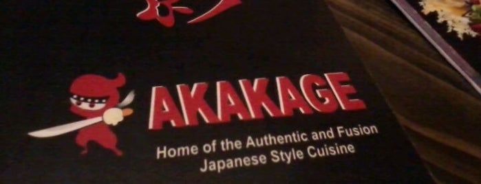 Akakage Japanese Restaurant is one of Our Firsts <3.