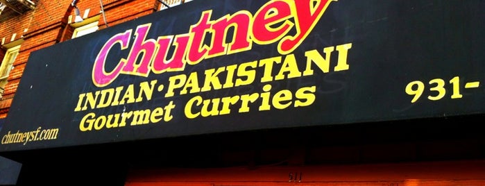 Chutney Restaurant is one of SF faves.