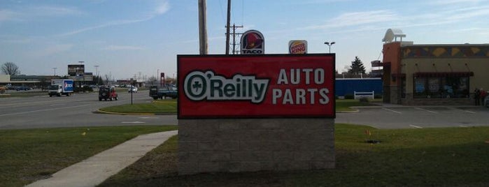 O'Reilly Auto Parts is one of my places.