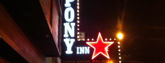 The Pony is one of Bars and Booze.
