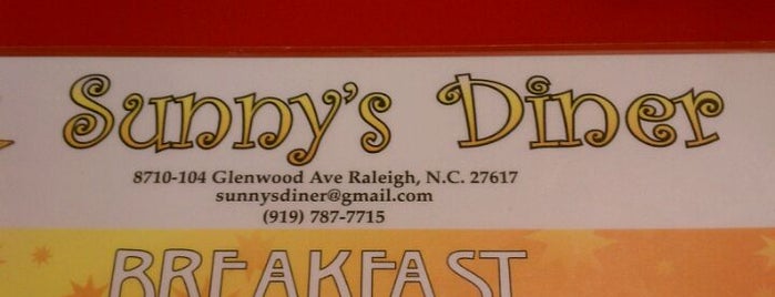 Sunny's Diner is one of The 13 Best Places for Quick Breakfast in Raleigh.