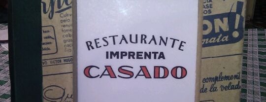 Restaurante Imprenta Casado is one of Barrio Húmedo. León, Spain.