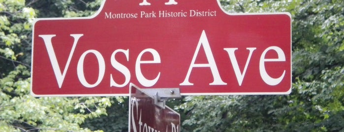 Vose Avenue is one of Montrose Park Landmarks.