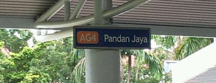 RapidKL Pandan Jaya (AG4) LRT Station is one of RapidKL Rail.