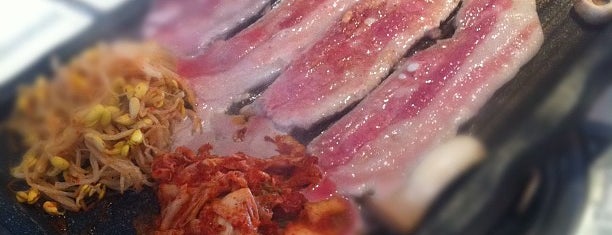 팔색삼겹살 Palsaik Samgyupsal Korean BBQ is one of essentials.