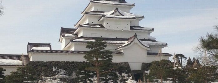 Tsuruga Castle is one of 鶴ヶ城公園.