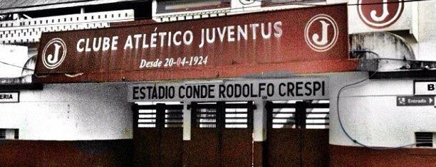Estádio Conde Rodolfo Crespi is one of Camila : понравившиеся места.