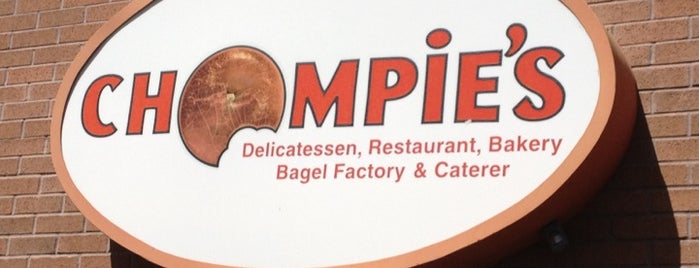Chompie's Restaurant, Deli, and Bakery is one of Tempe town what?.