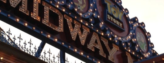 Toy Story Midway Mania! is one of Disney California Adventure Park.