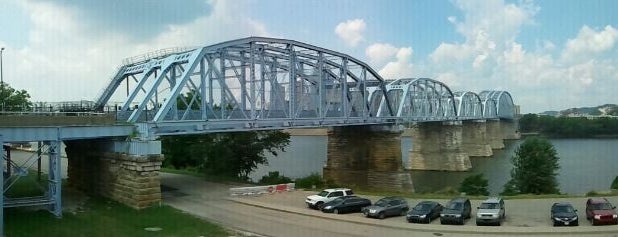 Purple People Bridge is one of Surviving Historic Buildings in Cincinnati.