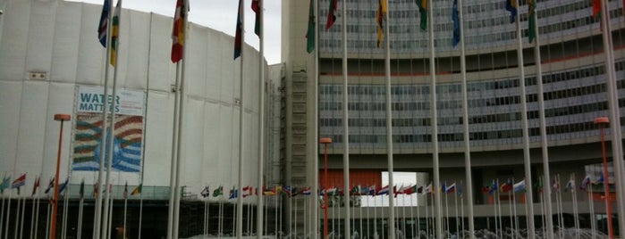 United Nations Office at Vienna (UNOV) is one of Vienna, Austria - The heart of Europe - #4sqCities.