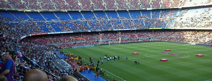 Camp Nou is one of Football grounds i have been to.