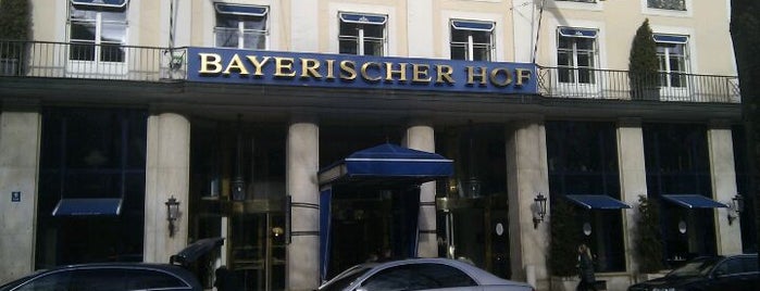 Hotel Bayerischer Hof is one of Louis Vuitton in Munich.