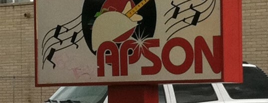 Tacos Apson is one of สถานที่ที่บันทึกไว้ของ Andrew.