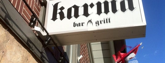 Karma Bar & Grill is one of Lugares guardados de Marquayla.