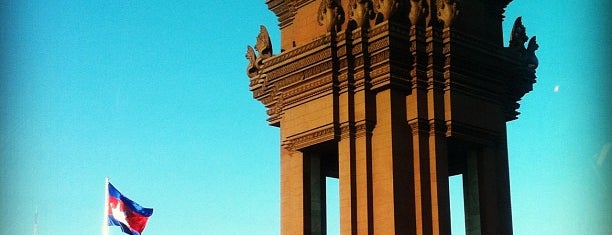 Independence Monument is one of Phnom Phen, Cambodia.