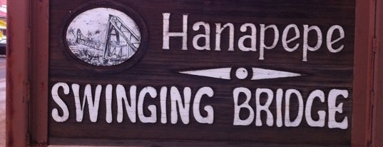 Hanapepe Swinging Bridge is one of Kauai vacation.