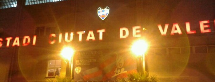 Estadi Ciutat de València is one of Estadios Liga BBVA.