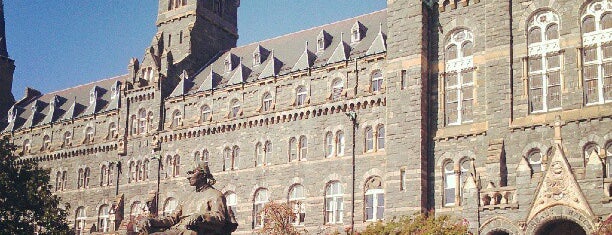 Georgetown University is one of Washington DC.