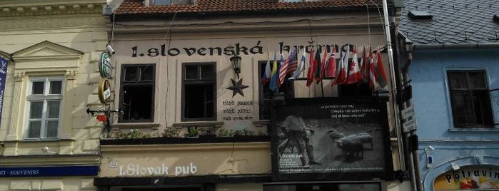 1. Slovak pub is one of Bratislava.
