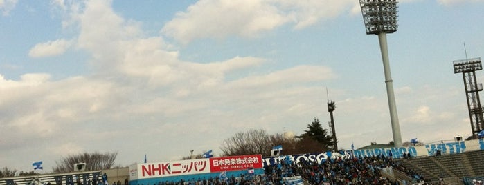 NHK Spring Mitsuzawa Football Stadium is one of I visited the Stadiums in the World.