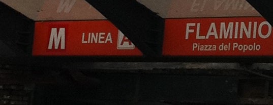 Metro Flaminio - Piazza del Popolo (MA) is one of Lugares favoritos de Eduardo.
