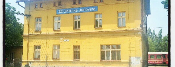 Železniční stanice Uhlířské Janovice is one of Železniční stanice ČR (T-U).