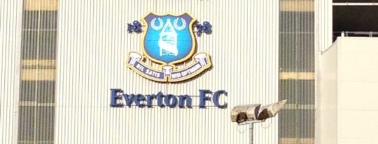 Goodison Park is one of Premier League Football Grounds.