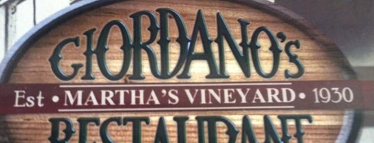 Giordano's Restaurant is one of MV List!.