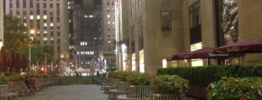 Rockefeller Plaza is one of The City That Never Sleeps.