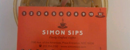 Simon Sips is one of NYC coffee shops to try.