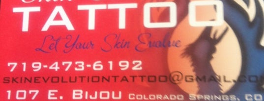 Skin Evolution Tattoo is one of Locais curtidos por Matt.