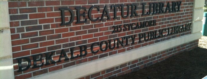 DeKalb County Public Library is one of Tempat yang Disukai Chris.