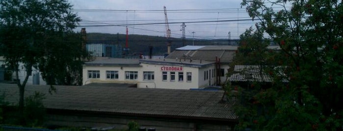 Столовая вагонного депо is one of Еда.