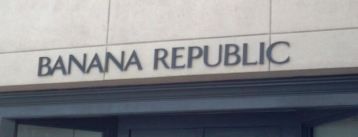 Banana Republic is one of Tyler’s Liked Places.