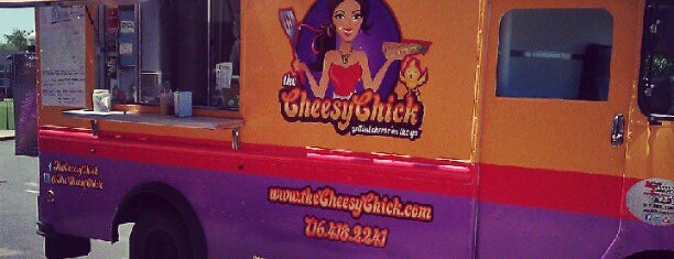 The Cheesy Chick is one of Buffalo's Food Trucks.