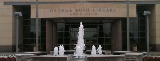 George Bush Presidential Library and Museum is one of Presidential Libraries/Homes.