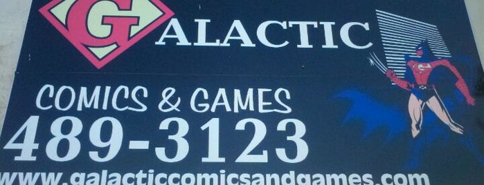 Galactic Comics & Games is one of สถานที่ที่ Jazzy ถูกใจ.