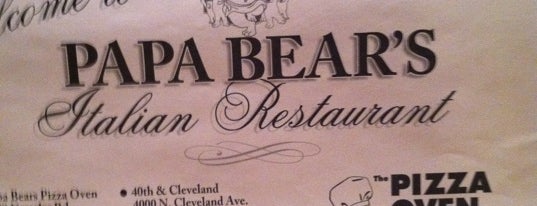 Papa Bears/Pizza Oven is one of The bomb eats!!!.
