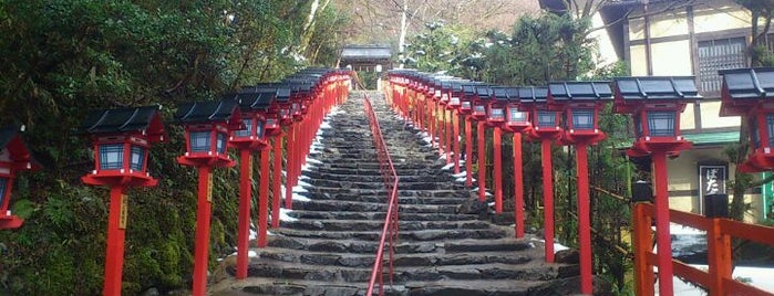 Kifune-Jinja Shrine is one of 京都の定番スポット　Famous sightseeing spots in Kyoto.