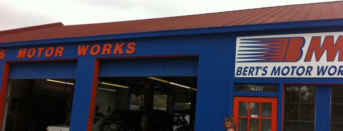Bert's Motor Works is one of Stores.
