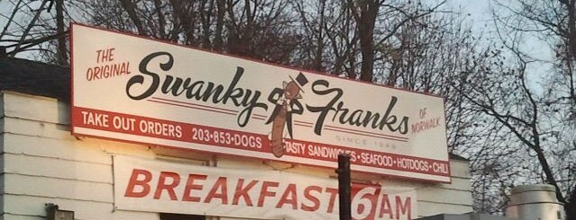 Swanky Franks is one of The Connecticut Hot Dog Trail.