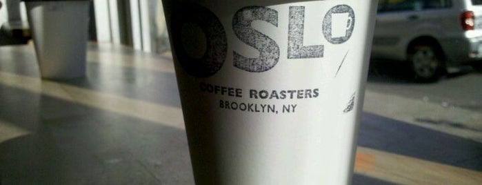 Oslo Coffee Roasters is one of NYC  cafe / coffee lovers (esp soy milk drinkers).