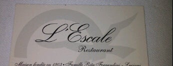 L Escale is one of Ou manger?.