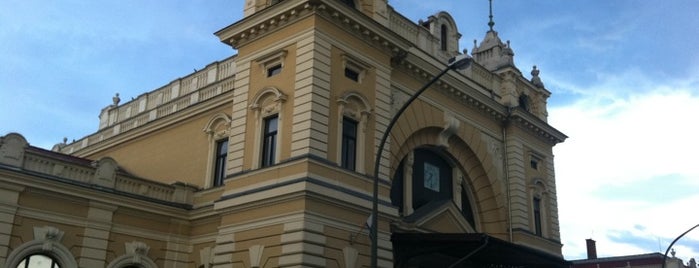 Szombathely vasútállomás is one of Pályaudvarok, vasútállomások (Train Stations).