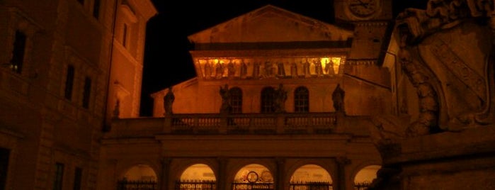 Basilica di Santa Maria in Trastevere is one of Favorites in Italy.