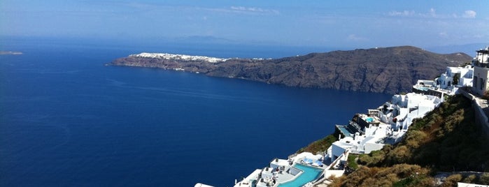 Imerovigli is one of Santorini.