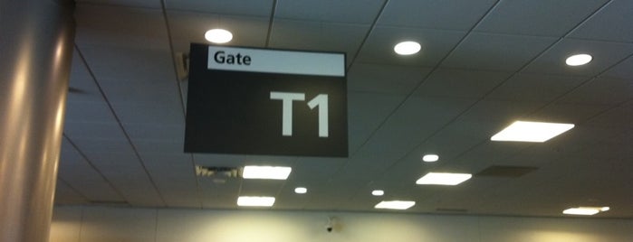 Gate T1 is one of Hartsfield-Jackson International Airport.