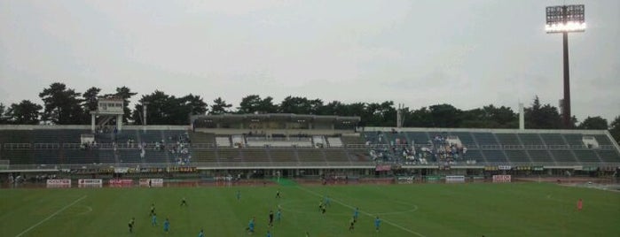 Shoda Shoyu Stadium Gunma is one of Jリーグで使用されるスタジアム一覧.