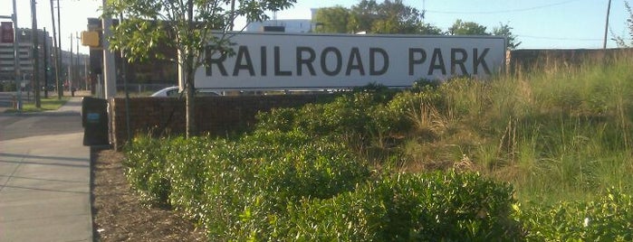Railroad Park is one of Birmingham, AL.